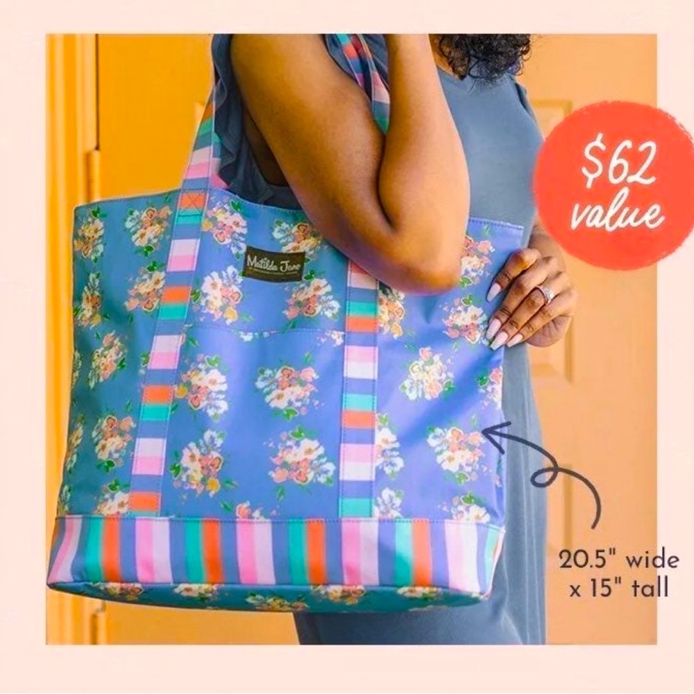 New in Bag Matilda Jane Beach Bag “We made it Tote”